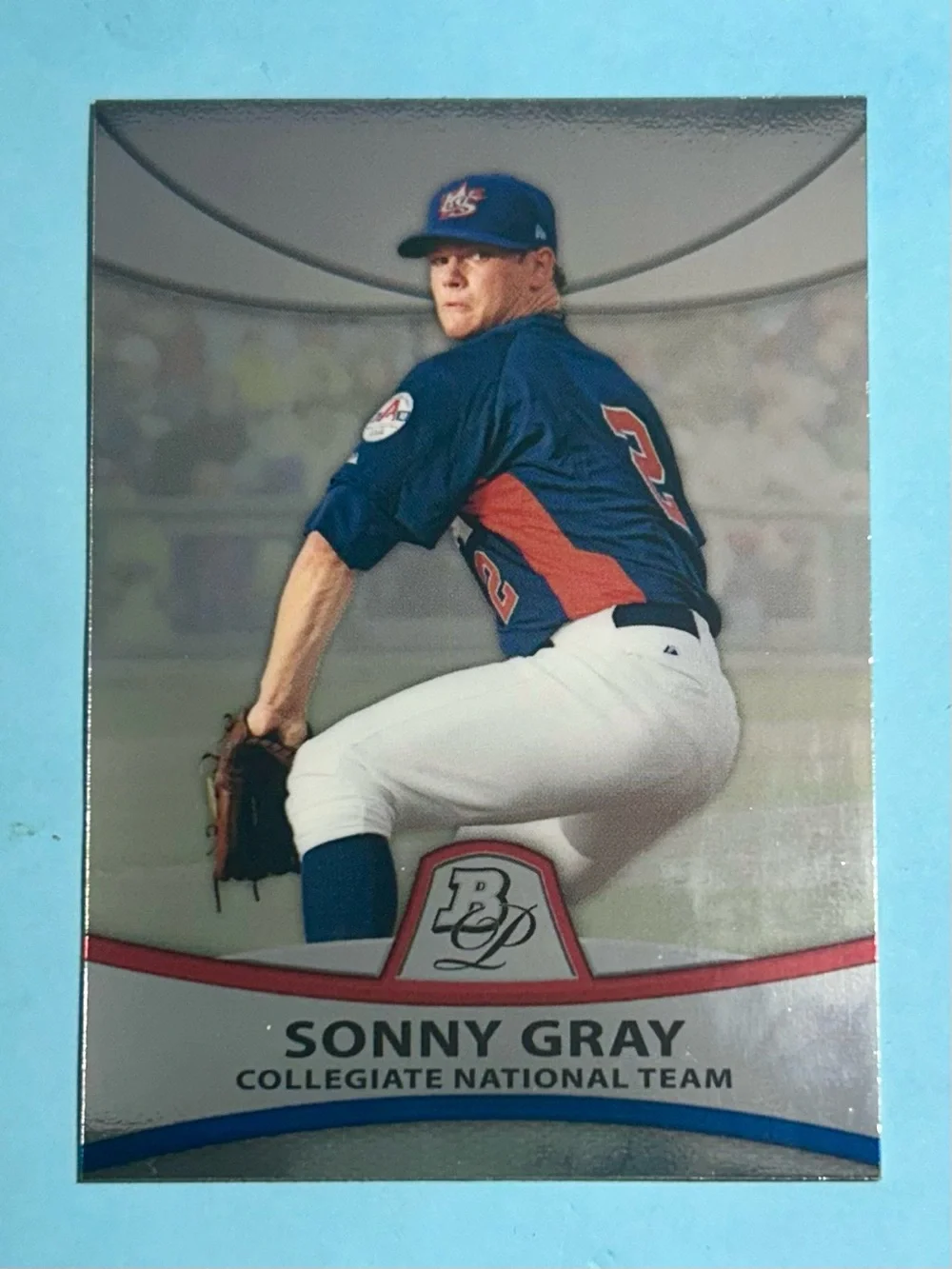 2010 Bowman Platinum Prospects - SONNY GRAY (RC) Colleggiate National Team. #PP3
